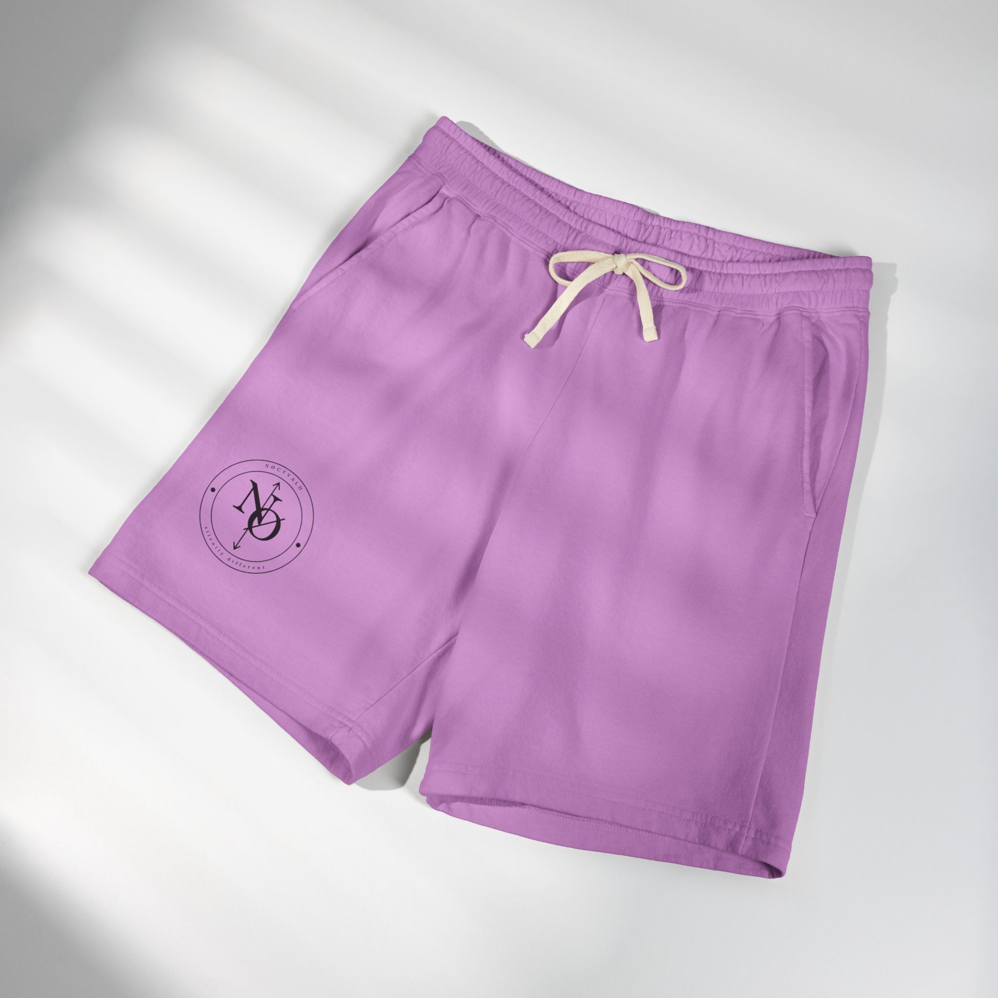 Unisex Garment-Dyed Lightweight Fleece Sweat Shorts